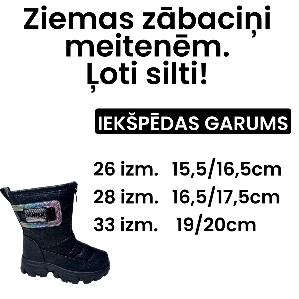 Ziemas zābaki meitenēm