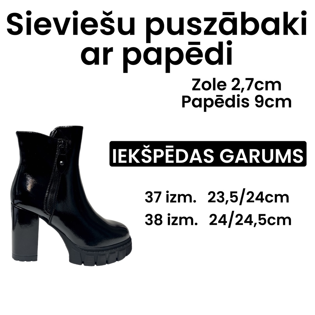 Sieviešu puszābaki ar papēdi