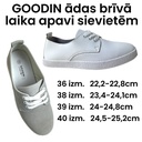 Goodin ādas brīvā laika apavi sievietēm.