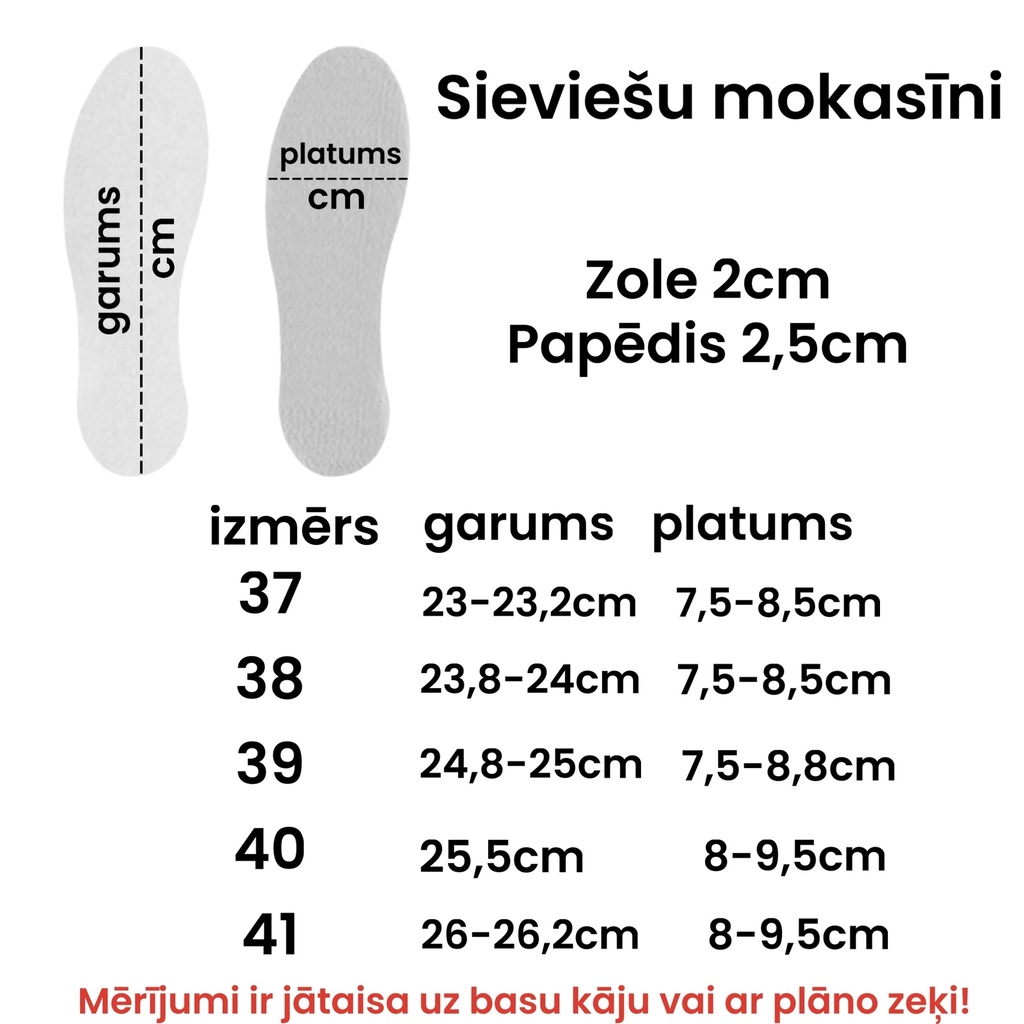 Sieviešu mokasīni